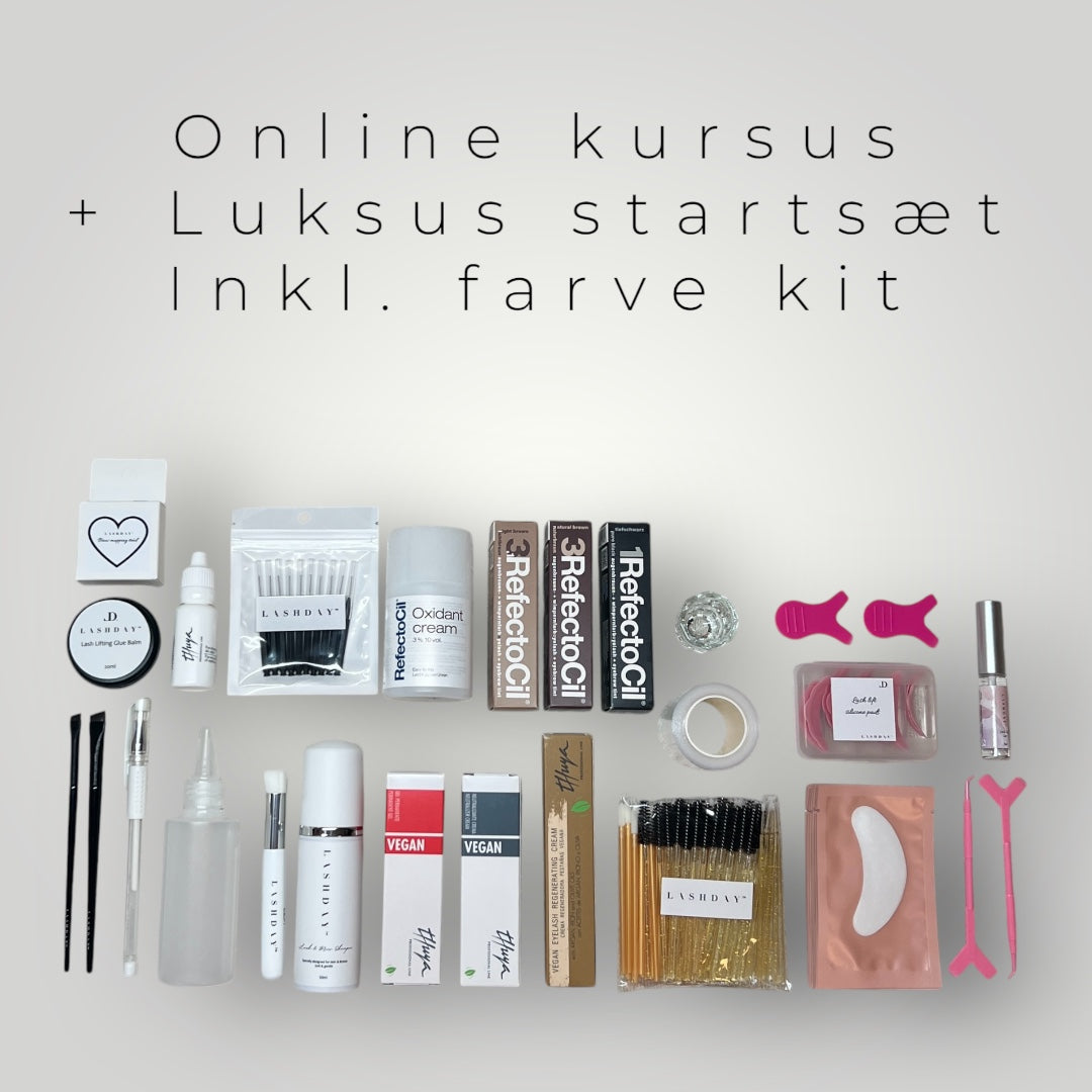 Brow lift + Lash lift online kursus