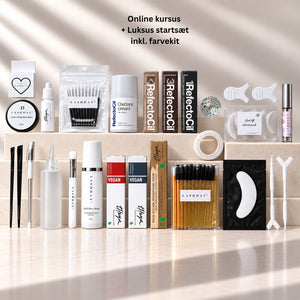 Startkit til brow lamination og lash lift online kursus