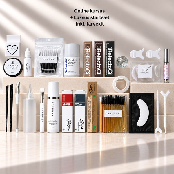 Startkit til brow lamination og lash lift online kursus