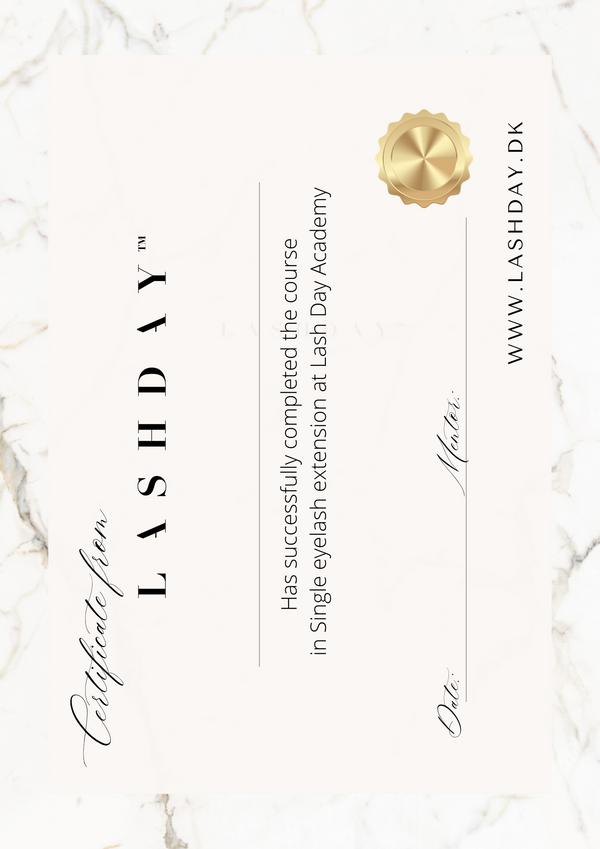 Online kursus i eyelash extensions med startkit.