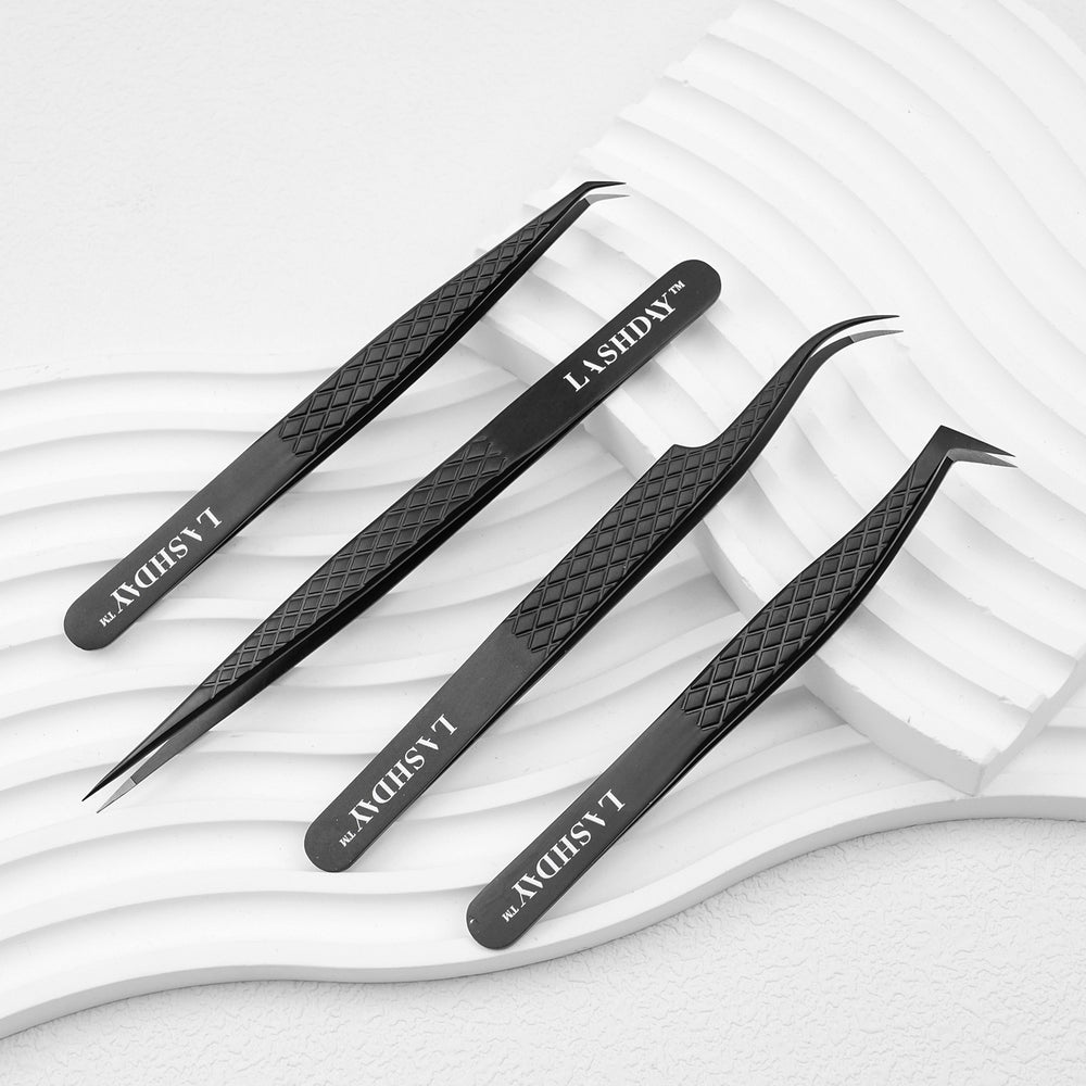 Fibertip pincet til eyelash extensions