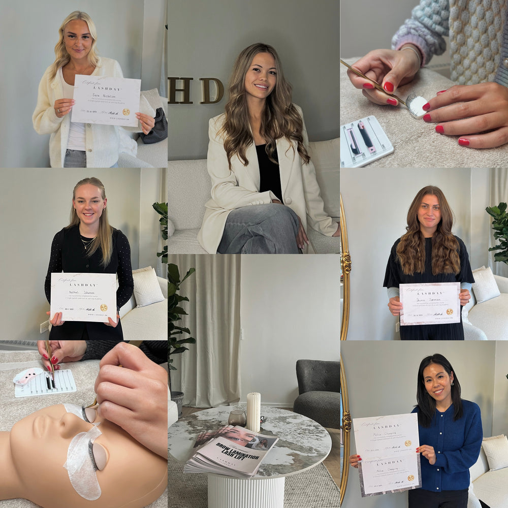 Start Up fysisk vippekursus med depositum hos Lash Day.