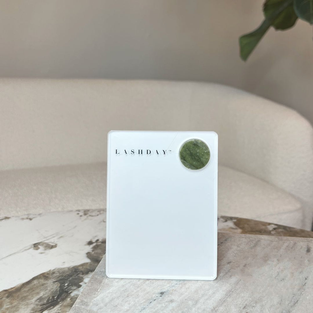Vippeplade med jadesten til eyelash extensions